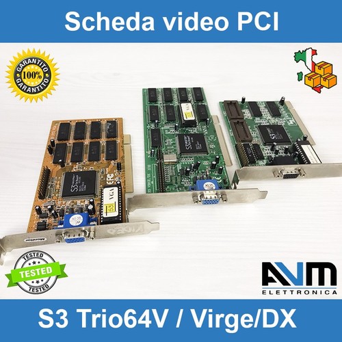 Scheda video pci trio64v - video, trio64v+
