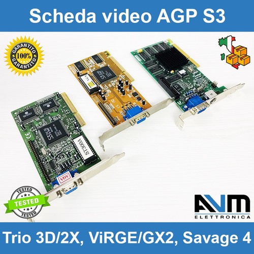 Scheda video agp trio - scheda, 3d/2x